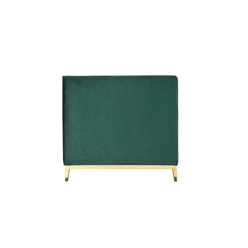 Pangea Home Vivienne Sofa Chair Velvet Green/Gold