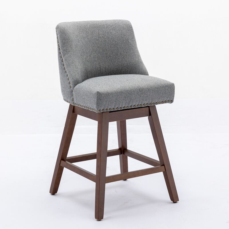 Streamdale Ergonomic Swivel Chair with Curved Back and Cushioned Seat image number 0