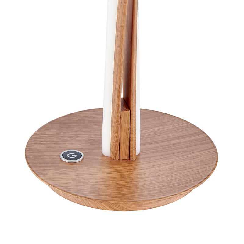 Munich Table Lamp Wood Metal Dimmable Integrated LED
