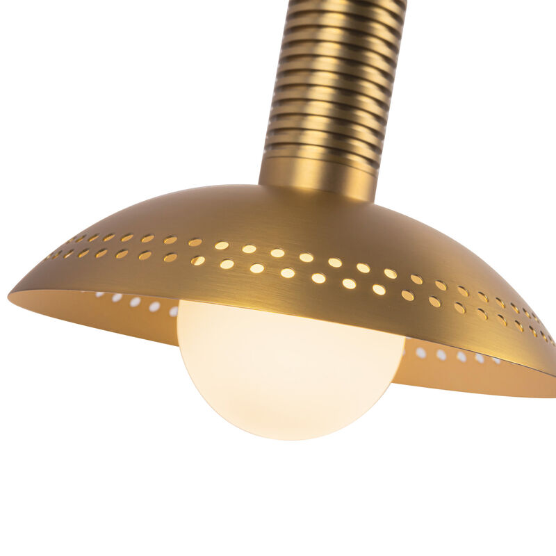 Arden 14-in Damp-Rated Dimmable LED Wall/Vanity Light with Shade image number 3