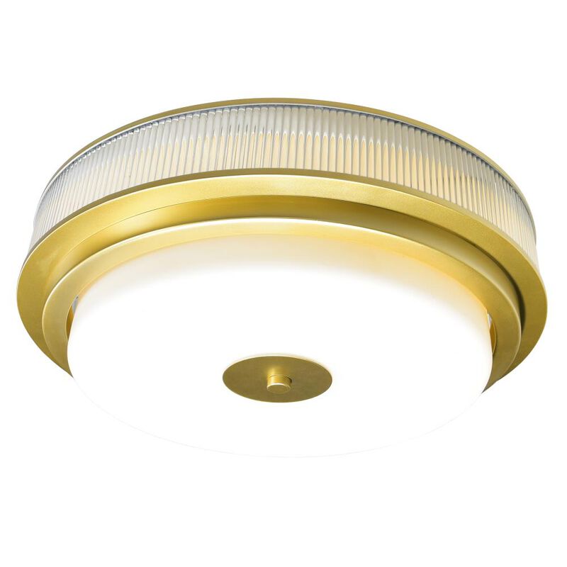 Valdivia 5 Light Satin Gold Flush Mount