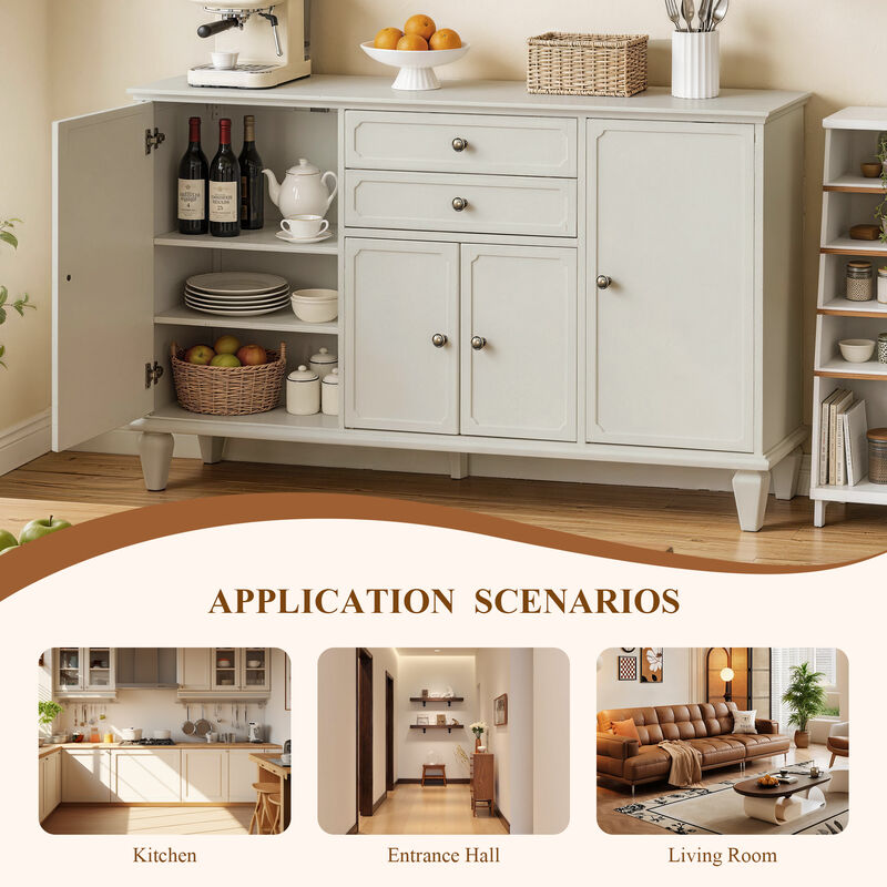 Vadvik Sideboard Cabinet with 4 Doors image number 3
