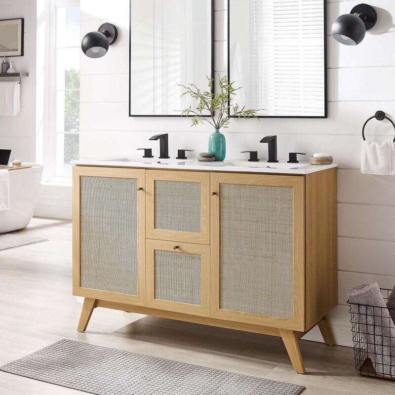 Modway Soma 48&rdquo; Double Sink Bathroom Vanity