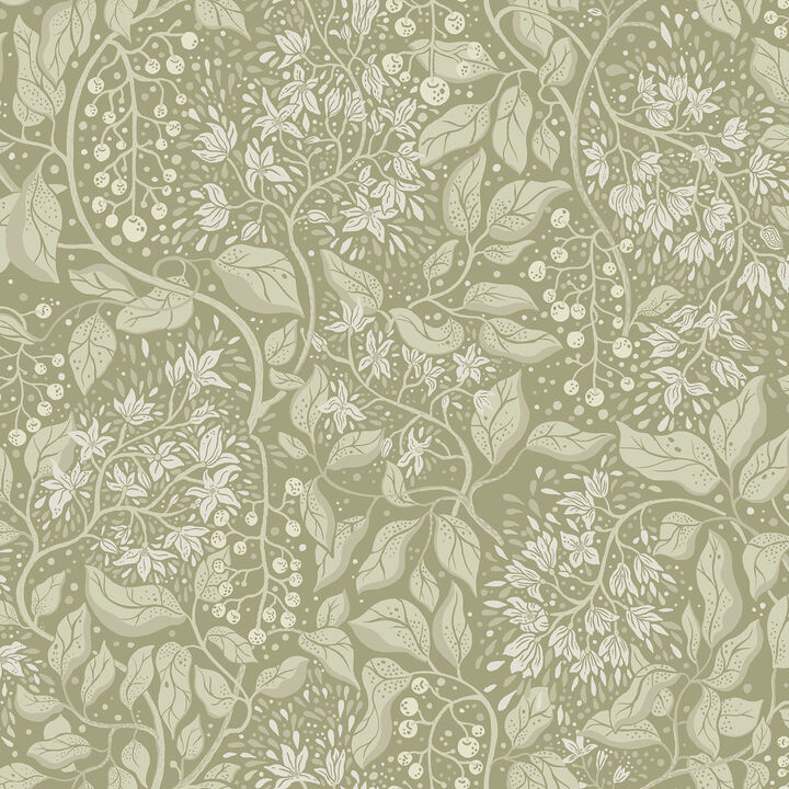 Turi Moss Twining Vines Wallpaper (Set of 2)