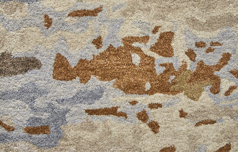 Everley 8644F Ivory/Blue/Brown 8' x 10' Rug