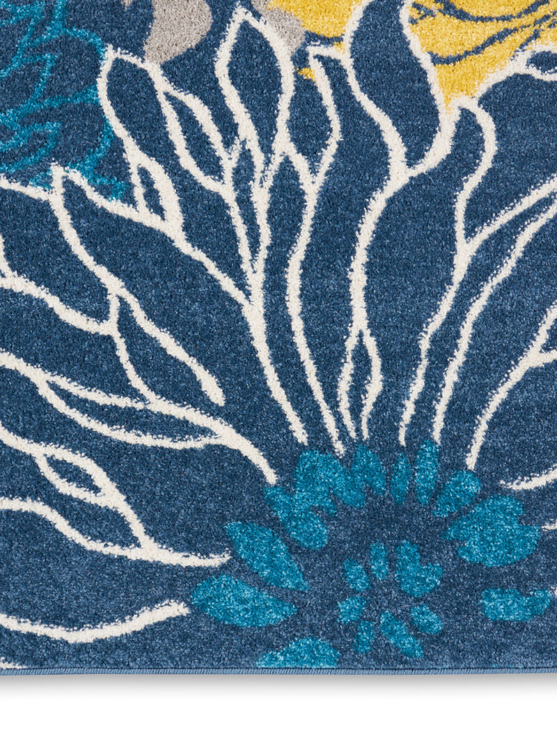 Passion PSN17 Blue 6'7" x 9'6" Rug image number 5