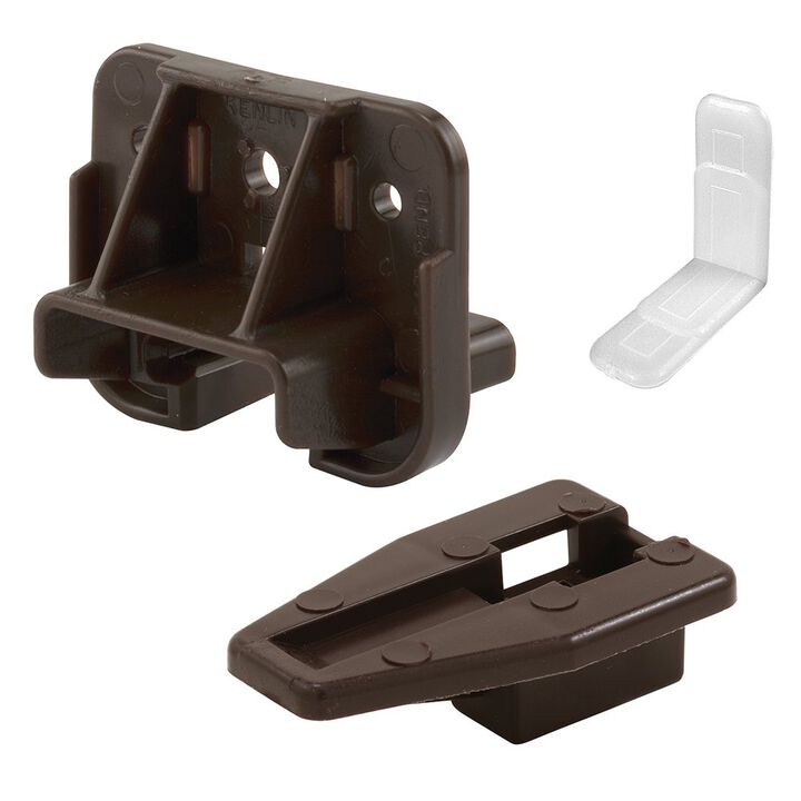 Prime-Line R 7321 Drawer Track Guide and Glides - Replacement Furniture Parts for Dressers, Hutches and Nightstand Drawer System