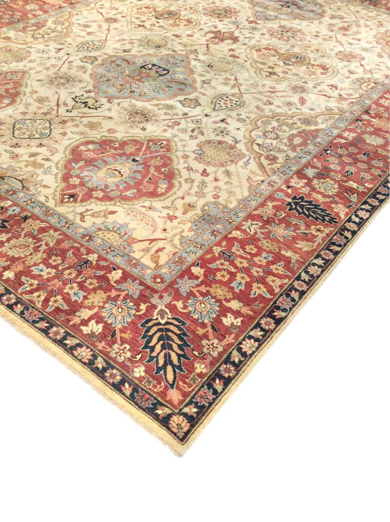 Pasargad Home Azerbaijan Hand-Knotted Lamb's Wool Area Rug image number 2