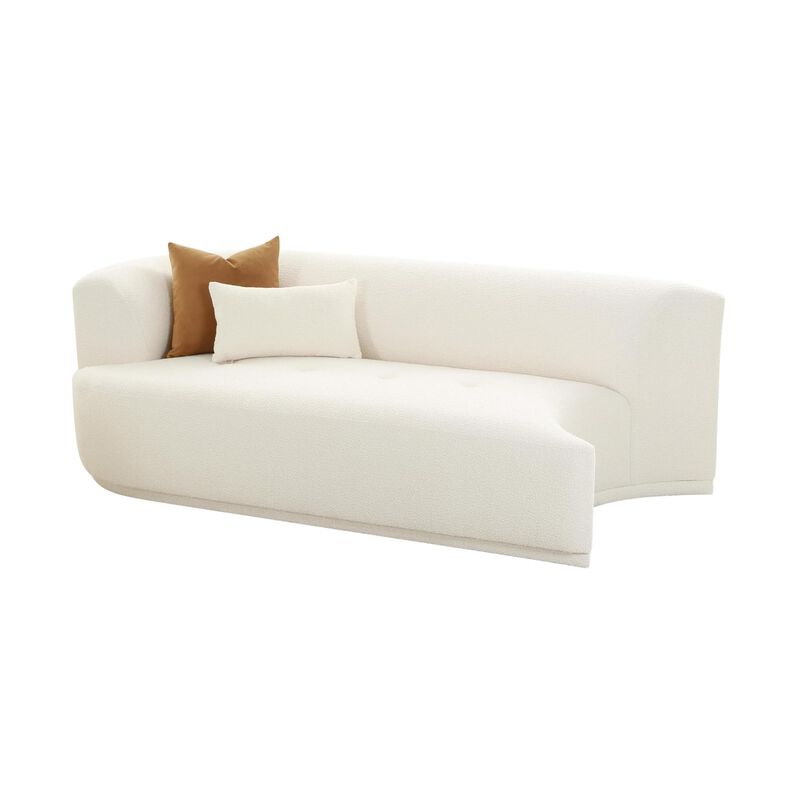 Casafoyer Fickle Cream Boucle Modular LAF Loveseat image number 3