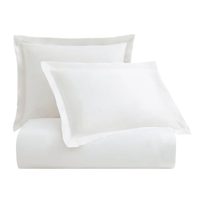 Eucalyptus White Queen Duvet Cover Set