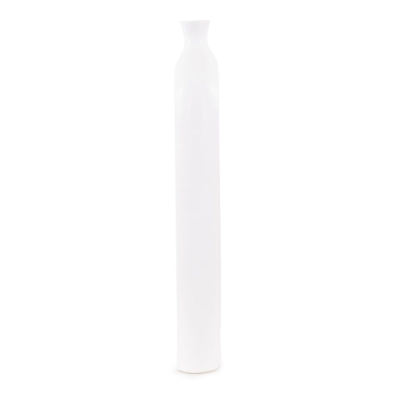 Howard Elliott Hayden White Contemporary Ceramic Vase image number 1