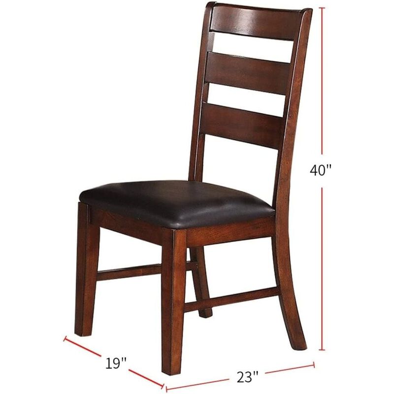 Streamdale Antique Walnut Dining Chairs, Set of 2