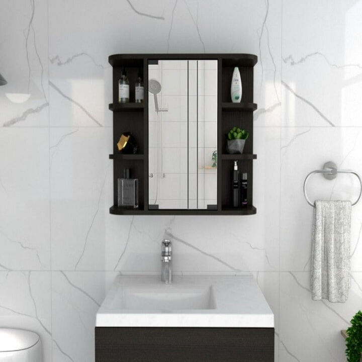 Medicine Cabinet Milano, Bathroom, Black