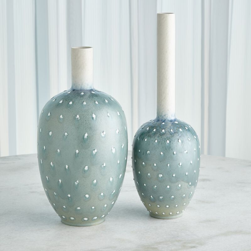 Spotted tall Vase