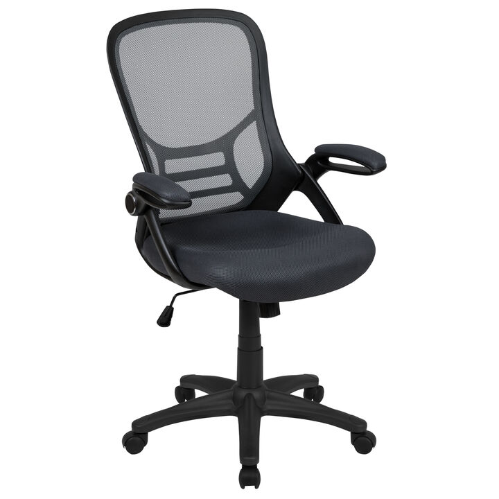 Porter High Back   Mesh Ergonomic Swivel Office Chair with Frame and Flip-up Arms