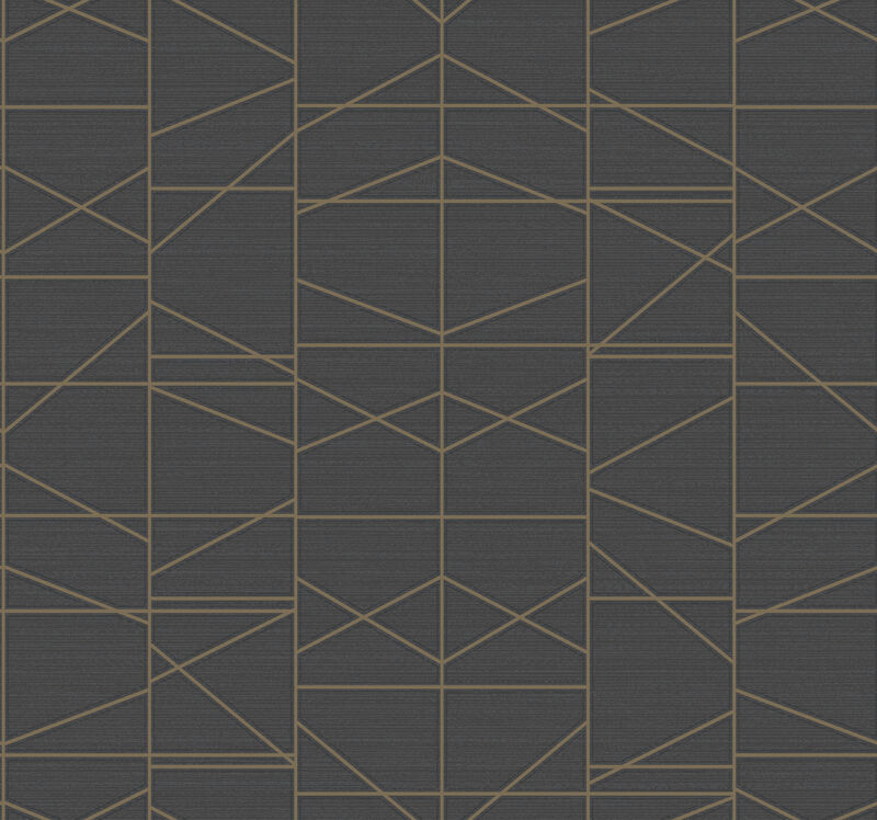Modern Perspective Gold Wallpaper image number 0