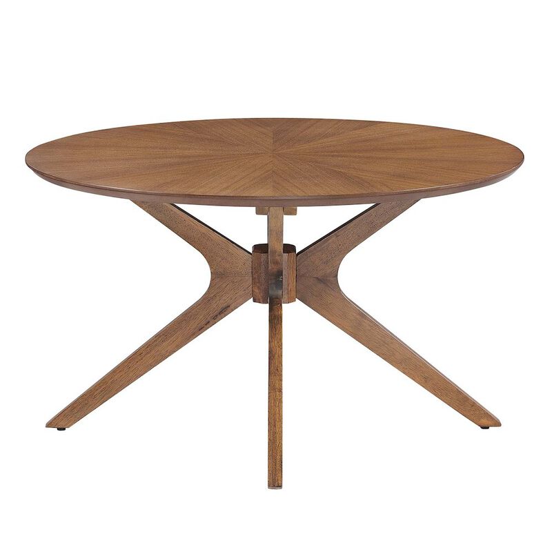 Modway Crossroads Round Wood Coffee Table