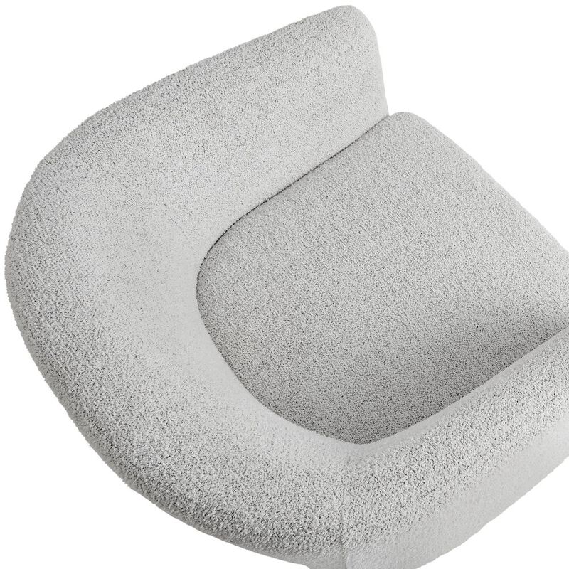 Muse Boucle Fabric Barrel Accent Chair image number 6