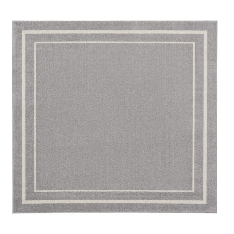 HomeRoots Square Indoor Outdoor Area Rug image number 0