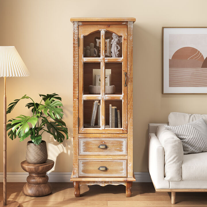 Vomkal Wooden Storage Cabinet