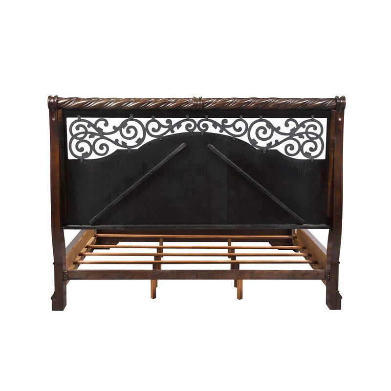 Liberty Furniture Arbor Place King Sleigh Bed in Brownstone image number 3