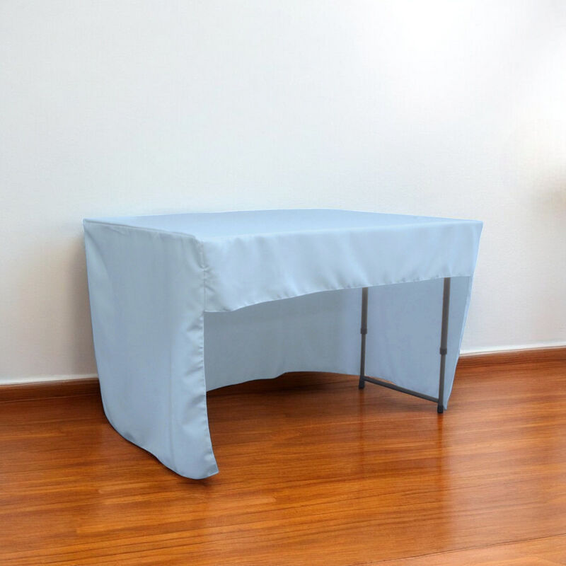 Polyester Poplin Open Back Tablecloth 48x30x30 Inch for Display Tables image number 1
