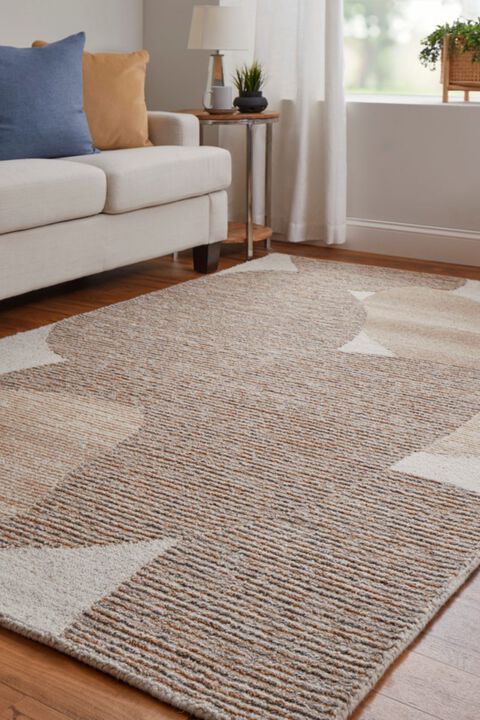 Pollock 8951F Brown/Beige 3'6" x 5'6" Rug