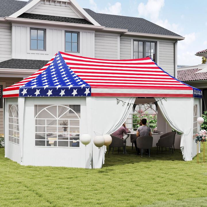 Hivvago 22.3x16.4 Event Tent with 2 Doors
