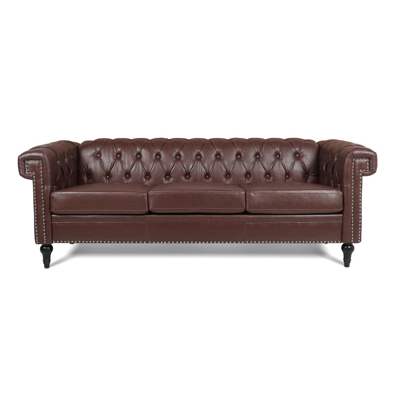 Zigda Traditional Square Arm Sofa image number 0