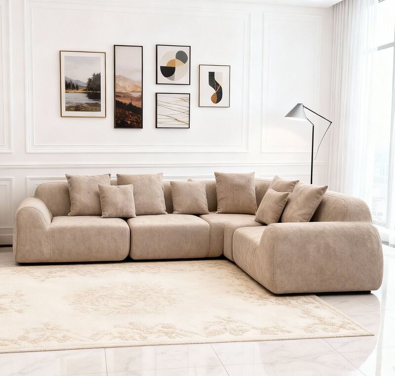 Neklig L-Shape Sectional Sofa image number 2