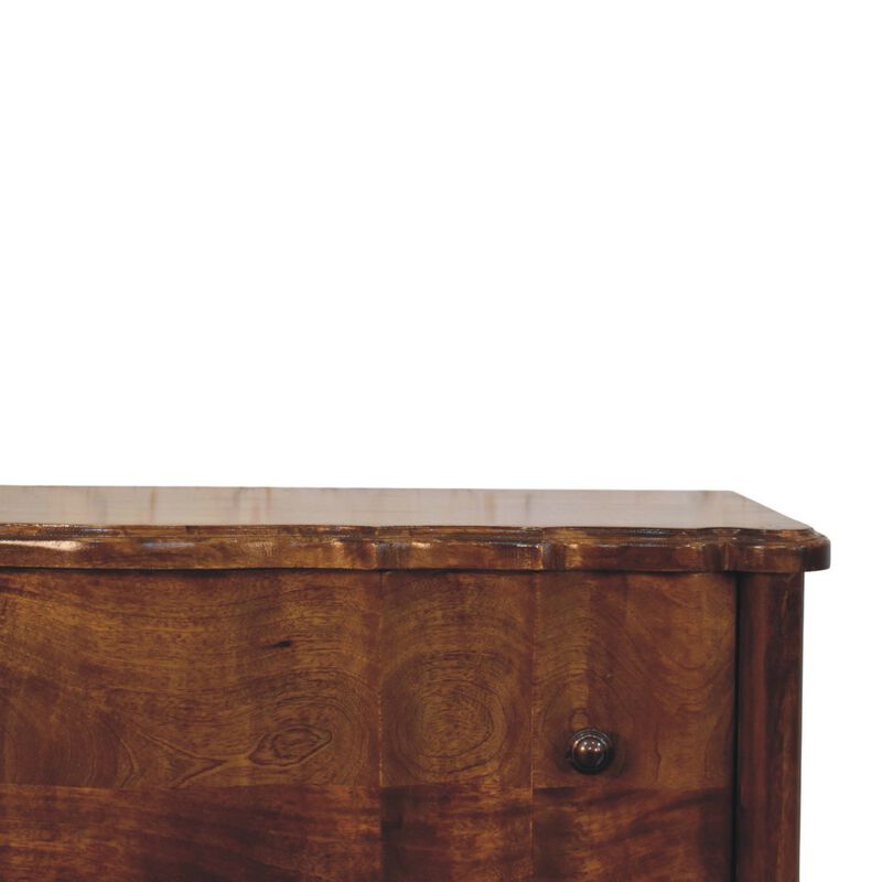 Artisan Furniture Solid Wood Lume 3 Drawer Chest, Brown image number 4