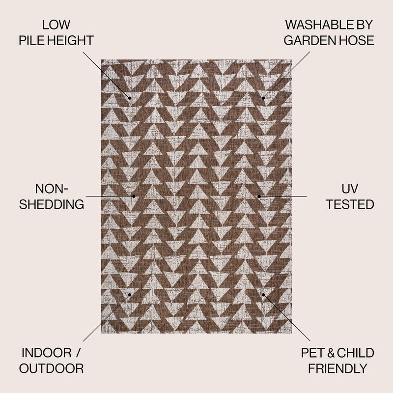 andratx Modern Tribal Geometric Indoor/Outdoor Area Rug