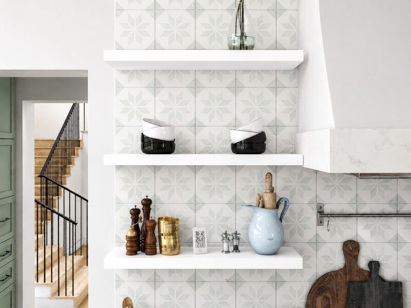 White Painted Floating Shelf image number 1