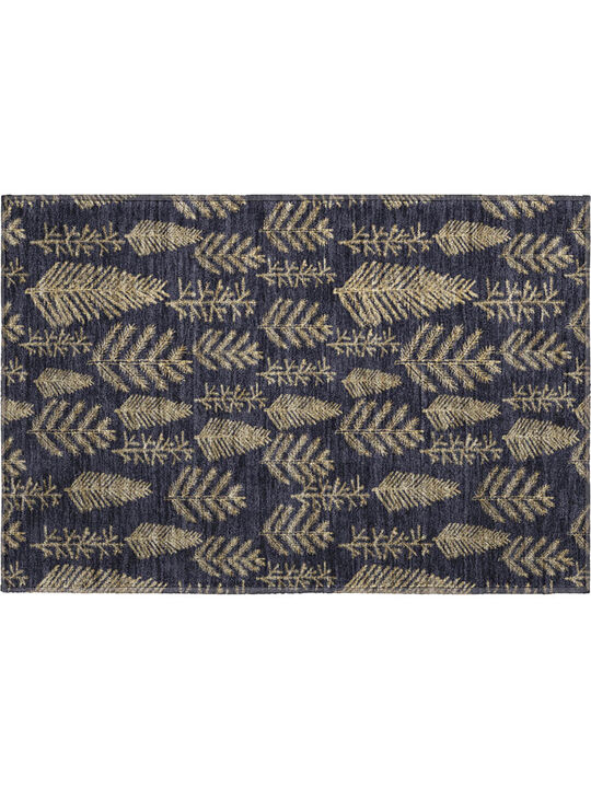 Merry & Bright MY21 Black 20" x 30" Rug