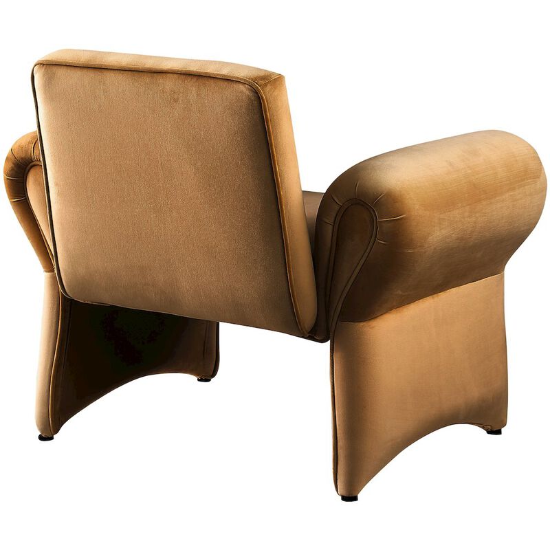 Meridian Furniture Fleurette Saddle Velvet Accent Chair image number 6