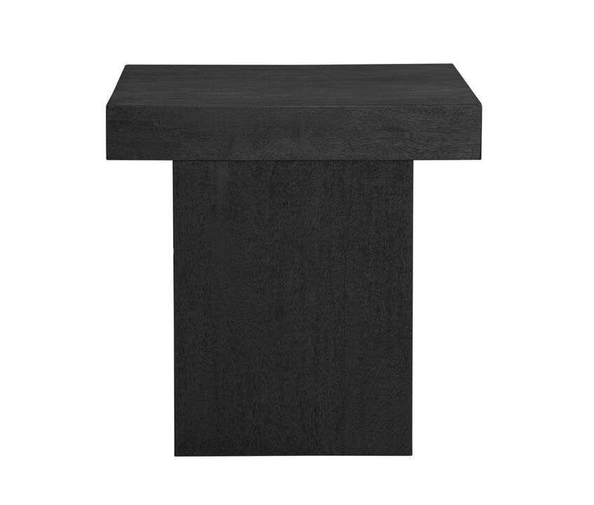 Padula Black Large End Table