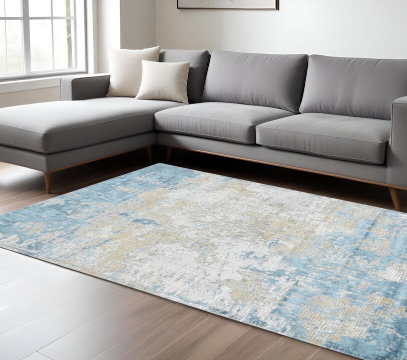 HomeRoots Medallion Area Rug