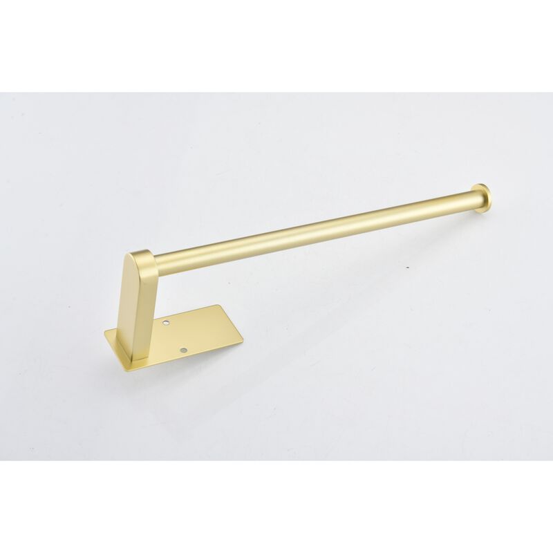2 Pack Brushed Gold Paper Towel Holder Set
