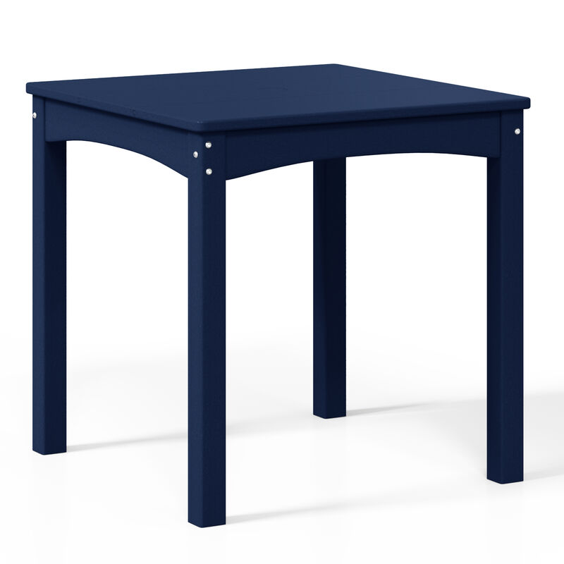 WestinTrends Kids 24" Wide HDPE Plastic Childrens Square Dinner Table image number 2