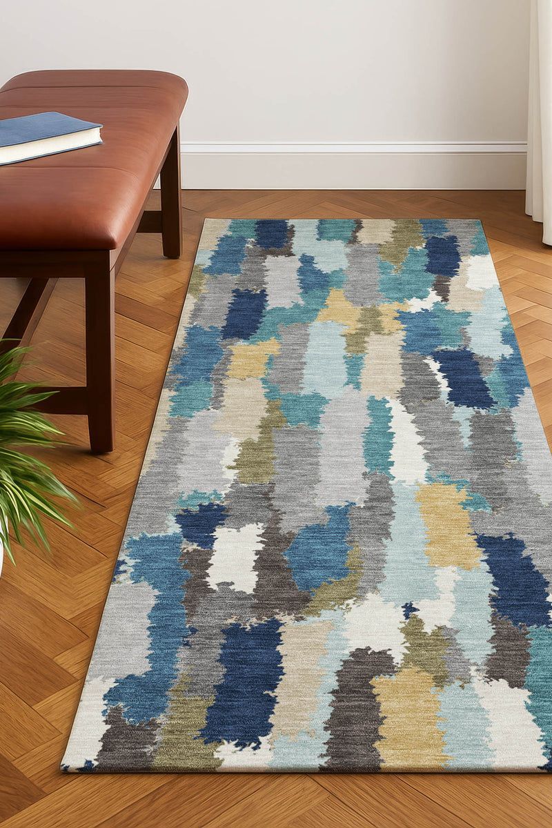 Kenner KN6 Teal 9' x 12' Rug image number 4
