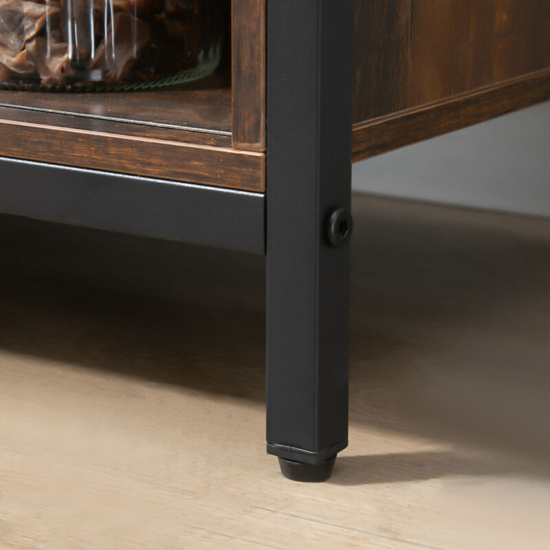 Dirvbi Farmhouse Industrial Sideboard Buffet Cabinet image number 7