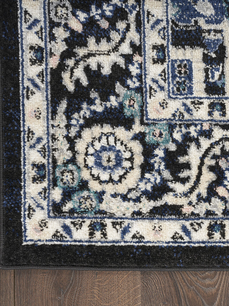 Passion PSN33 Black/Ivory 5'3" x 7'3" Rug image number 2