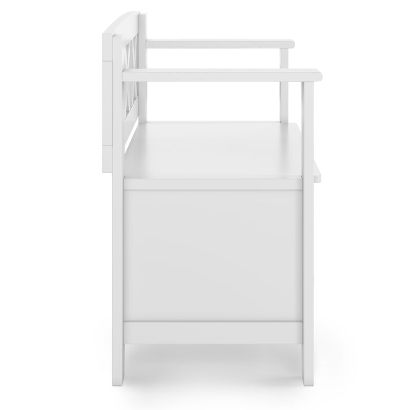 Simpli Home Amherst Small Entryway Storage Bench image number 5