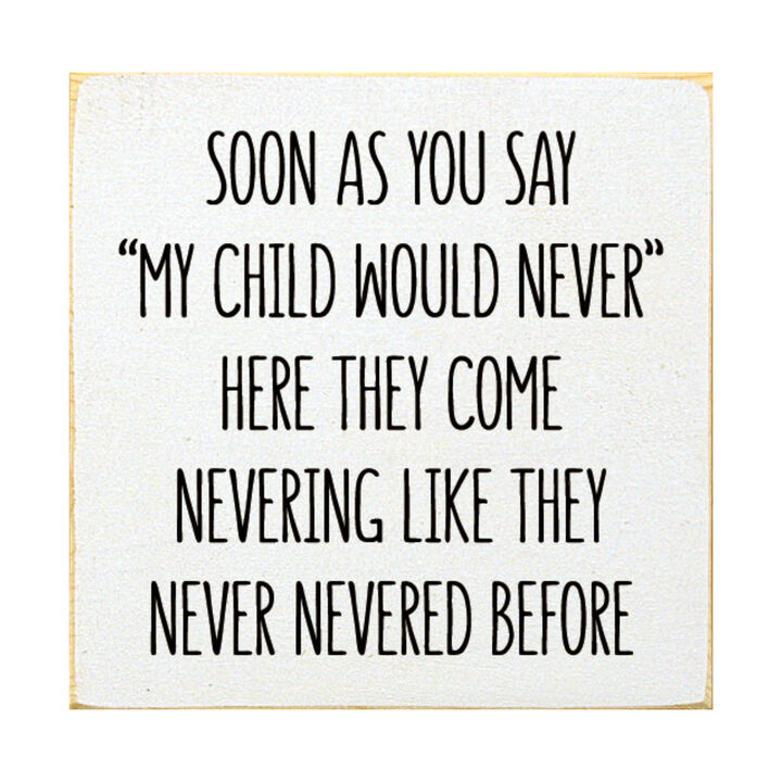 Parent Life Wood Sign Rustic Wooden Wall Decor with Humorous Family Quote