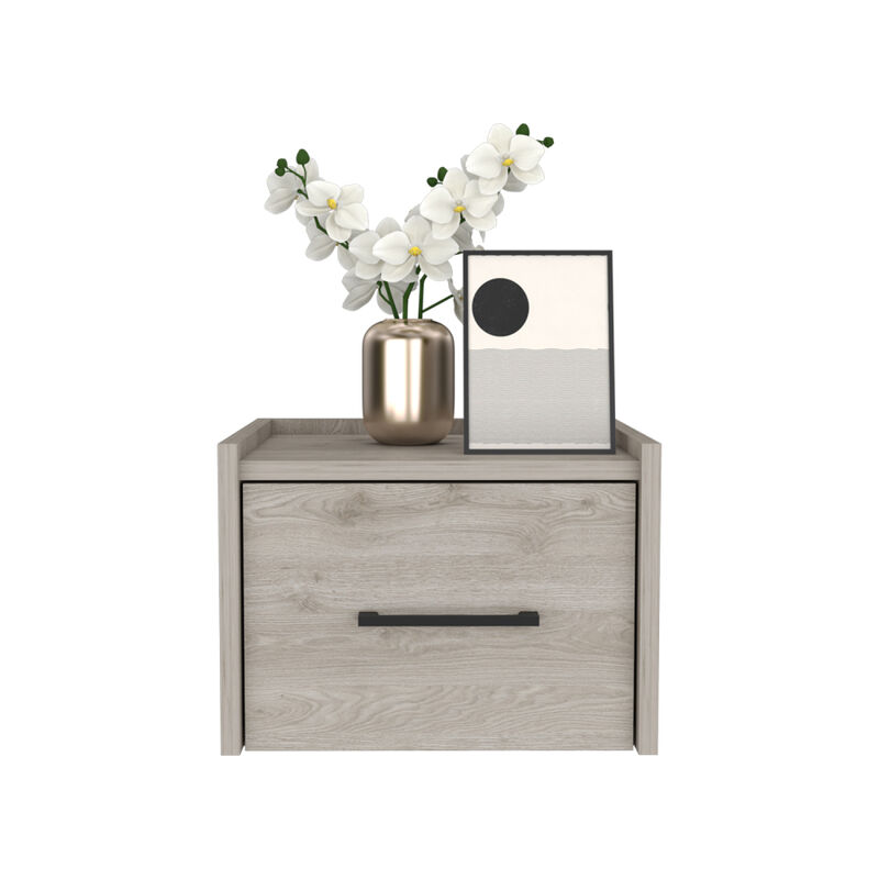 Streamdale Floating Nightstand Calion, Bedroom, Light Gray image number 7