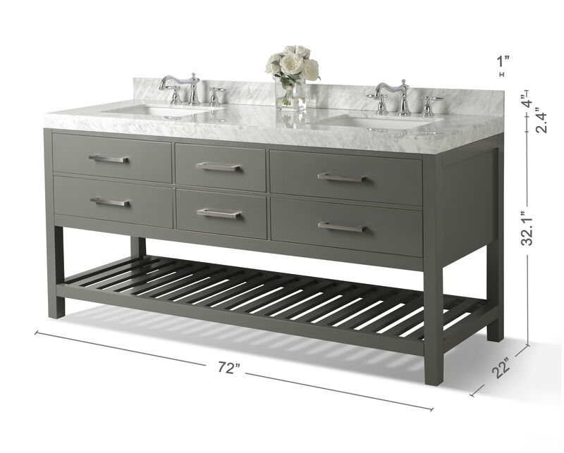 Elizabeth 72 in. Bath Vanity Set image number 2