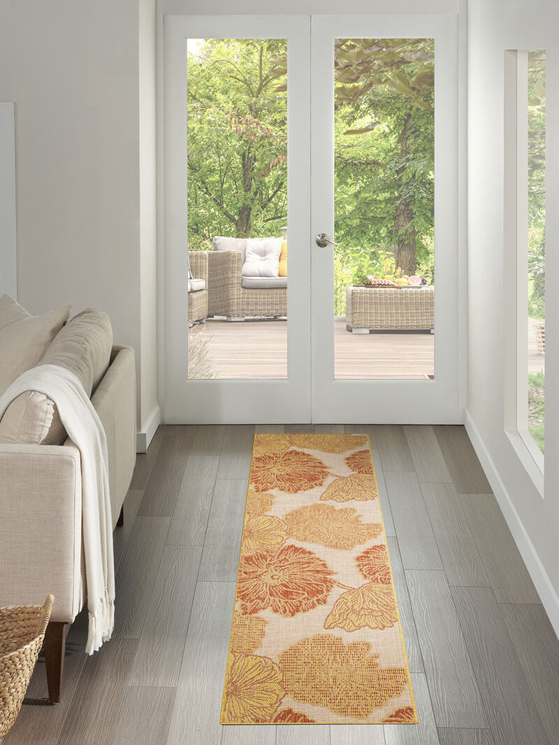 Garden Oasis GOA04 Coral 2' x 6' Rug