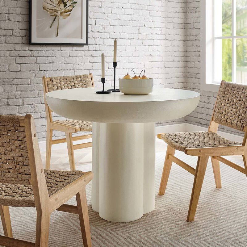 Caspian 40" Round Concrete Dining Table image number 7