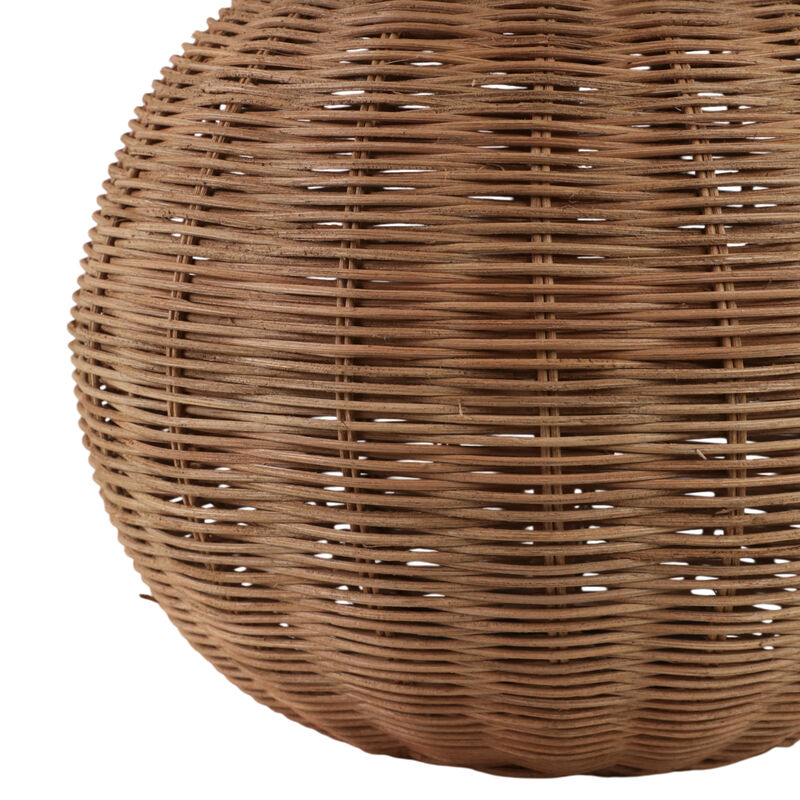 23x20" Woven Rattan Table Lamp image number 4