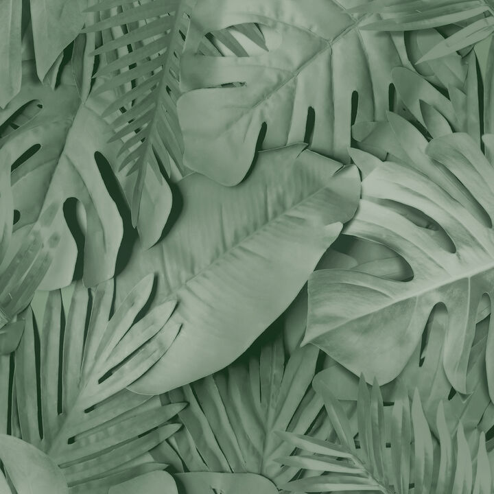Large Photoreal Tropical Leaves Wallpaper